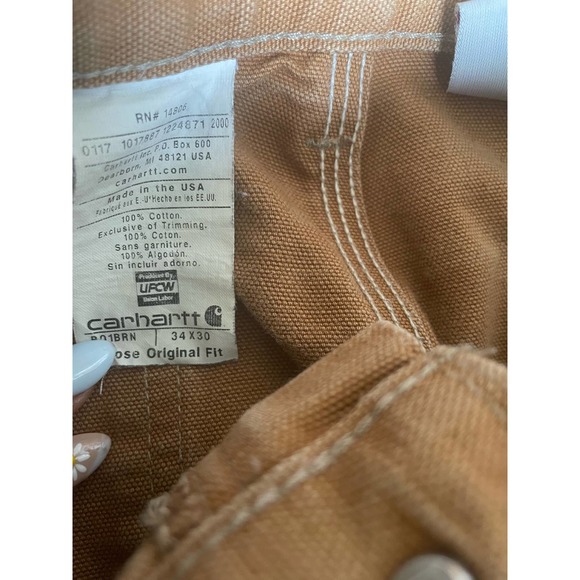 Carhartt double knee carpenter pants size 34 - Picture 5 of 5